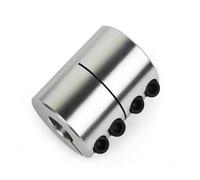 GuidNaurys 1 unidad D40 L50 acoplamiento rígido varilla del eje sección del acoplador tamaño del eje 10mm a 22mm Motor paso a paso tornillo de la máquina de tallado Conexión de ejes(15x17mm)