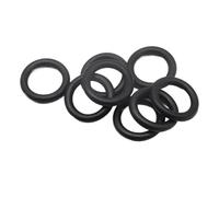 GuidNaurys 10 Uds anillo de sello negro 3mm de espesor NBR junta de sellado de anillo redondo 24mm 24,8mm 25mm 25,2mm 25,8mm 26mm diámetro interior sello de aceite Junta con fugas(ID 26mm)
