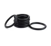 GuidNaurys 100 Uds anillo de sellado NBR 1,5mm diámetro del alambre junta de sellado de goma de nitrilo arandela de sellado de aceite 13mm a 20mm diámetro interior O anillo Junta con fugas(ID 17.5mm)