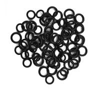 GuidNaurys 100 Uds NBR O Ring 1mm diámetro de alambre juntas de anillo de sello de goma 12mm 13mm 15mm 16,5mm 17mm 18mm diámetro interior arandela de sello de aceite Junta con fugas(ID 17.3mm)