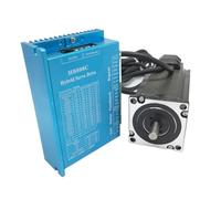 GuidNaurys 2.2Nm 2 fases 57mm brida Nema 23 Kit de controlador de Motor paso a paso de circuito cerrado 24-80V DC servocontrolador a pasos híbrido codificador de línea 1000 Assembly