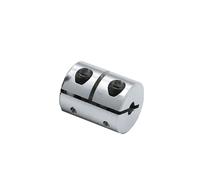 GuidNaurys Acoplador rígido de aluminio D20L30, acoplamiento de tornillo de plomo, 4mm, 5mm, 6mm, 8mm, 10mm, for Motor eléctrico CNC, 1 ud. Conexión de ejes(8x10mm)