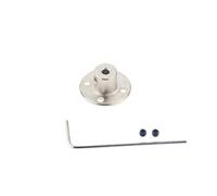 GuidNaurys Acoplamiento de brida rígida, 3mm, 3,17mm, 4mm, 5mm, 6mm, 6,35mm, 7mm, 8mm, 10mm, 11mm, 12mm, 14mm, guía de Motor, conector acoplador de eje, 1 ud. Conexión de ejes(3mm)