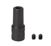 GuidNaurys Acoplamiento de mandril de abrazadera de taladro B10, negro, 4mm, 5mm, 6mm, 8mm, 10mm, 12mm, conector de acoplador de eje de Motor, tornillo de manga, 1 ud. Conexión de ejes(4mm)