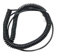 GuidNaurys Cable blindado for volante CNC, estirable, de 5 metros, for generador manual industrial, resorte en espiral. Cable retráctil(17 Cores)