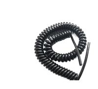 GuidNaurys Cable flexible de resorte telescópico en espiral de 6 núcleos y calibre 18 AWG for una conectividad eficiente Cable retráctil(Stretch 6 Meters)