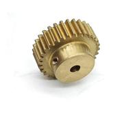 GuidNaurys Cobre 0,75 M 56T engranaje de piñón recto 43,5mm OD engranaje cilíndrico con paso 8mm dientes grueso 0,75 módulo 56 dientes piñón cremallera(10mm bore)