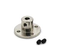 GuidNaurys Eje guía de Motor, acoplamiento de brida rígida, conector de soporte de rodamiento, 3mm, 3,17mm, 4mm, 5mm, 6mm, 6,35mm, 7mm, 8mm, 10mm, 12mm de diámetro, 1 Uds. Conexión de ejes(3mm)