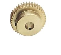 GuidNaurys Engranaje cilíndrico de cobre de 92 dientes, módulo 0,6, ancho de dientes de 5 mm, impulsor de engranaje recto de 0,6 m y 92 dientes con paso Cremallera(9mm bore)