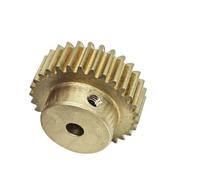 GuidNaurys Engranaje cilíndrico de latón de 0,6 mm y 63 dientes con paso de 0,6 m y 63 dientes, piñón de 5 mm de espesor. Cremallera(12.7mm bore)