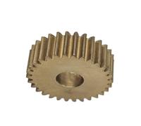 GuidNaurys Engranaje recto de latón de 0,6 m y 72 dientes, módulo 0,6, piñón plano de dientes rectos de 44,4 mm de diámetro exterior y 5 mm de espesor, engranaje cilíndrico Cremallera(19mm bore)