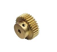 GuidNaurys Engranaje recto recto de latón 0,7 módulo 89 dientes engranaje recto cilíndrico con paso 0,7 M 89T piñón mecánico cremallera(20mm bore)
