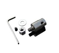 GuidNaurys Junta de acoplamiento de mandril, conector de eje de Motor M5 de 5mm, M6, 3,17mm, 8mm, adaptador de hoja de sierra, 1 Uds. Conexión de ejes(M6 Screw 4mm Bore)