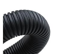 GuidNaurys Manguera corrugada de plástico con aislamiento de PP y cierre negro, rosca de alambre, funda protectora de 7,5 mm a 34,5 mm Funda flexible(AD 25 x ID 20mm 10 meter)