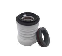 GuidNaurys Sello de bomba de eje de 25 mm WB3-25 Conjunto de sello mecánico 45 mm 58 mm DE Asiento estacionario Carburo de silicio de carbono Asiento giratorio de PTFE Reemplazo rotatorio(45mm OD)