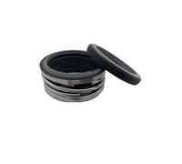 GuidNaurys Sello mecánico del eje de la bomba Asiento del sello de carburo de silicio Sello de fuelle de elastómero FKM 2100-1-24 mm Sello mecánico serie 2100 Fugas de agua