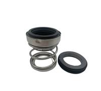 GuidNaurys Sello mecánico del eje de la bomba de agua 28 mm, 32 mm, 38 mm, 45 mm Tamaño del eje Sello mecánico de resorte simple Carburo de silicio FKM Fugas de agua(32mm)