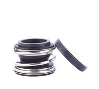 GuidNaurys Sello mecánico del eje de la bomba de agua, diámetro interior de 12 mm a 30 mm, 109 cerámica, carbono, NBR, resorte simple, sello de fuelle de caucho Fugas en la herramienta(24mm ID)