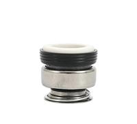 GuidNaurys Sello mecánico for bombas de agua, serie 301, sello de eje con fuelle de caucho for bombas de circulación, cerámica, carbono y NBR. Fugas de agua(25mm ID)