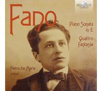 Guido Alberto Fan Fano: Piano Sonata in E/Quattro Fantasi (CD) (Importación USA)