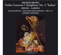 Guido Cantelli - Concerto Pour Violon En Mi Mineur Op.64 - Symphony N°4 En La Majeur Op.90 "Italienne"