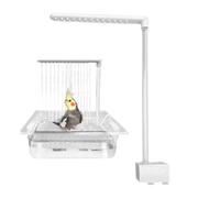 Guido de Ducha para baño para pájaros, cómodo Juguete para la Piscina para Animales domésticos con Motor USB | Accesorio para baños de pájaros de automática, duchas para Amigos, tortolitos y