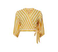 Guido Maria Kretschmer Curvy Blusa 'Clara' amarillo / blanco 5XL amarillo / blanco