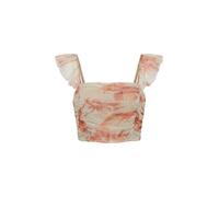 Guido Maria Kretschmer Women Blusa 'Rachel' ecru / naranja oscuro XS-S ecru / naranja oscuro