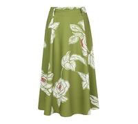 Guido Maria Kretschmer Women Falda 'Agathe' marfil / oliva / arándano, Talla 40