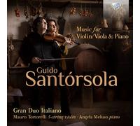 Guido Santorsol Guido Santórsola: Music for Violin/viola (CD) (Importación USA)