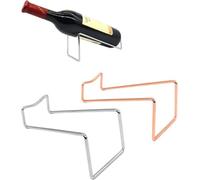 Guidre 2PCS Botellero Vino丨Botellero Frigorifico de Metal,Botellero Estable | Pintura de galvanoplastia丨Encimera Estante portabotellas de Vino丨para Almacenar y Exhibir, para Cocina,Despensa,Bodega,Bar