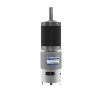 GUIFANG GA42Y-775 - Motor reductor de 12 V 24 V CC, engranaje planetario de alta potencia, alta torsión, regulación de velocidad micro y eje D de baja velocidad, 8 mm/10 mm (eje D de 10 mm, 296 rpm