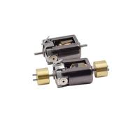 GUIFANG Micromotor eléctrico de 10 mm x 15 mm, CC 6 V, 9 V, 12 V, 26800 RPM, Alta Velocidad, 1,5 mm, Doble Eje, Volante de inercia(A)