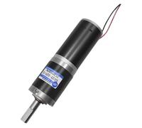 GUIFANG Motorreductor de CC Mini 32-31ZY de 32 mm, 12V/24V, con Encoder, Engranaje planetario, Velocidad Ajustable hacia adelante y hacia atrás.(D6 12V,112RPM)