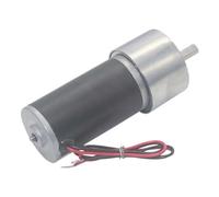 GUIFANG Motorreductor eléctrico JGB37 31ZY de CC, 12 V, 24, micromotor metálico Alto par, Reversible, con Velocidad Ajustable hacia adelante y atrás(C Type,143 RPM_24V)