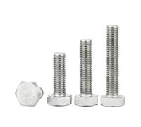 GUIFANG Tornillos de cabeza hexagonal de acero inoxidable M4, M5, M6, M8, M10M12 304, rosca izquierda, tornillos de cabeza hexagonal exterior (M10-1 unidad, 30 mm)