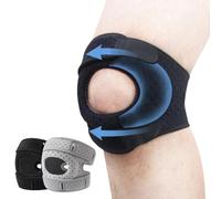 Guiguishiny Rodillera, Rodillera Deportiva Ortopédica de Neopreno con Almohadilla de Gel para Rótula para Recuperación Postoperatoria Deportiva, para Senderismo, Escalada, Soporte Deportivo