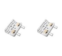 Guihydur 2X Angeleyes Plata Finderscope Ranura de de Placa Doble Losmandy/con 2 Tornillos de Bloqueo