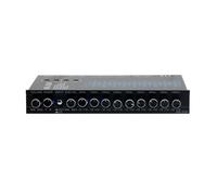 Guihydur ecualizador 9 bandas alto rendimiento 9 bandas ecualizador 12 V DC para rv coche metal con entrada CD AUX salida chip