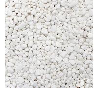Guijarros Naturales Decorativos Blancos 0,9-1,2 cm, Grava de Jardín Pequeña Surtida, Gránulos de Piedra de Río para Acuario, Maceta, Paisajismo, Decoración de Rellenos de Jarrones (1 kg/2,2 lbs)