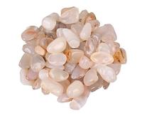 Guijarros,Piedras decorativas naturales, Polished Agate Stones Colored Pebbles River Rocks for Plants, Aquarium Rocks, Fish Tank Rocks, Vase Filler Rocks, Landscaping Rocks And DIY Arts,Red(White)