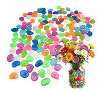 Guijarros que Brillan en la Oscuridad 260 Piedras Decorativas Coloridas