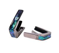 Guild - Cejilla con acabado cromado negro - abulón azul con escudo G