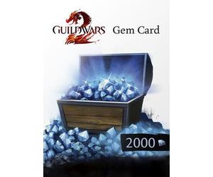 Guild Wars 2 2000 Gems Card Official website Key EUROPE
