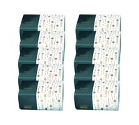 Guilías Automáticas - Papel Higiénico De 4 Capas | Versátiles De Servilletas Para La Sala De Estar En El Aula De La Escuela De Automóvil Hecho De Celulosa Natural Y Barriles De Madera,