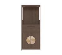guiling-1986 Altar Budista Mesa de Madera Moderna Estilo Chino for ofrendas Riqueza, Mueble Santuario Buda con Doble Puerta Pedestal Chino(Bruin)