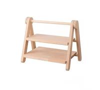 guiling-1986 Estantería Libros Estante de Almacenamiento Multifuncional Mesa, estantería Madera Simple Doble Capa Librería