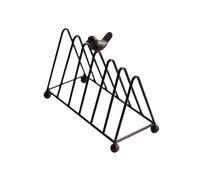 guiling-1986 Estantería Libros Estantería de Escritorio Triangular Hierro Retro, Organizador CD con Decoraciones pájaros Librería