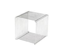 guiling-1986 Estantería Libros Estantería de líneas geométricas Acero Inoxidable Creativa for el hogar Estante Almacenamiento Metal Multiusos Librería