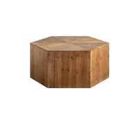 guiling-1986 Mesa De Centro Pequeña Mesa Auxiliar de sofá Centro Madera Poligonal for Sala Estar for el hogar, Comedor o la Mesa De Coctel